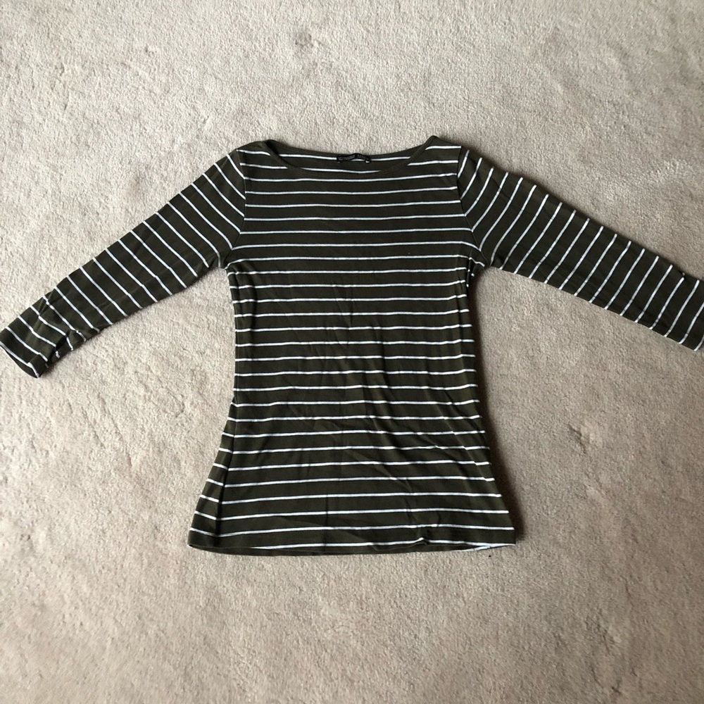 striped zara top